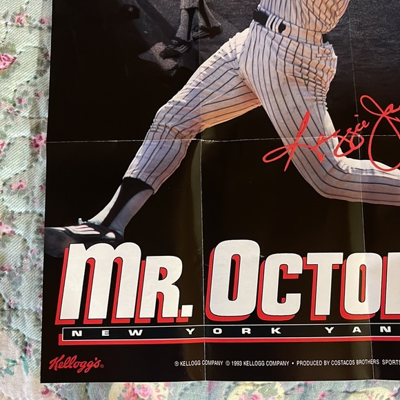 ⚾️ Reggie Jackson - Mr October Mini Poster ~ Kellogg’s Promotion ⚾️ - Picture 8 of 11